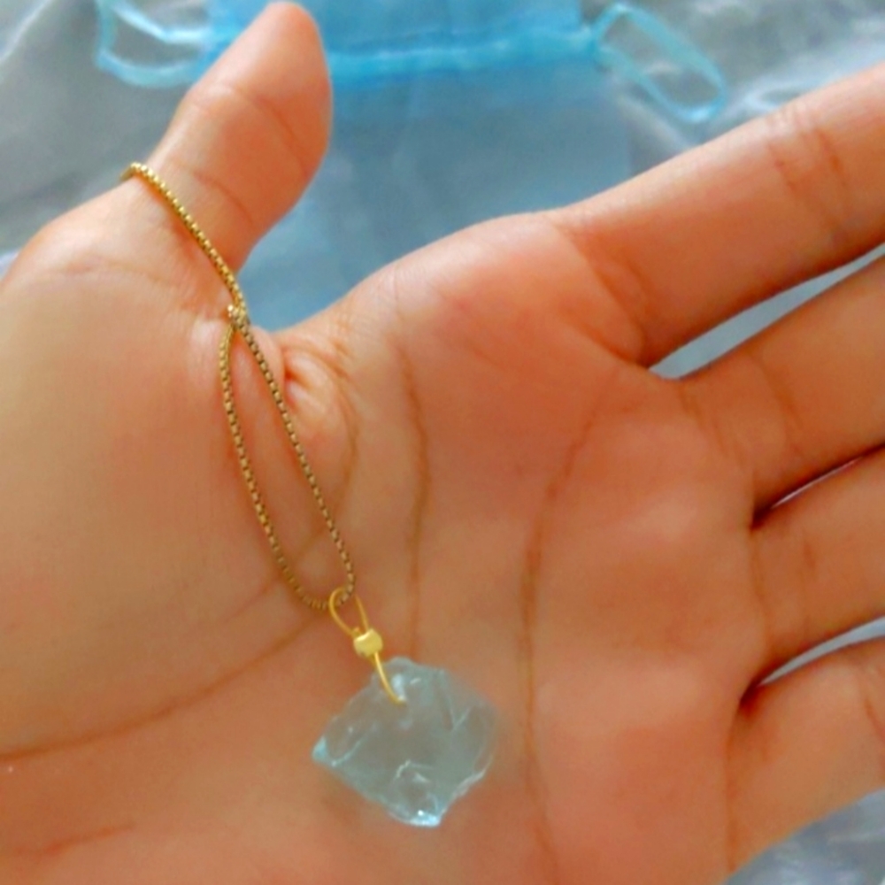 Aguamarina necklace from Greece